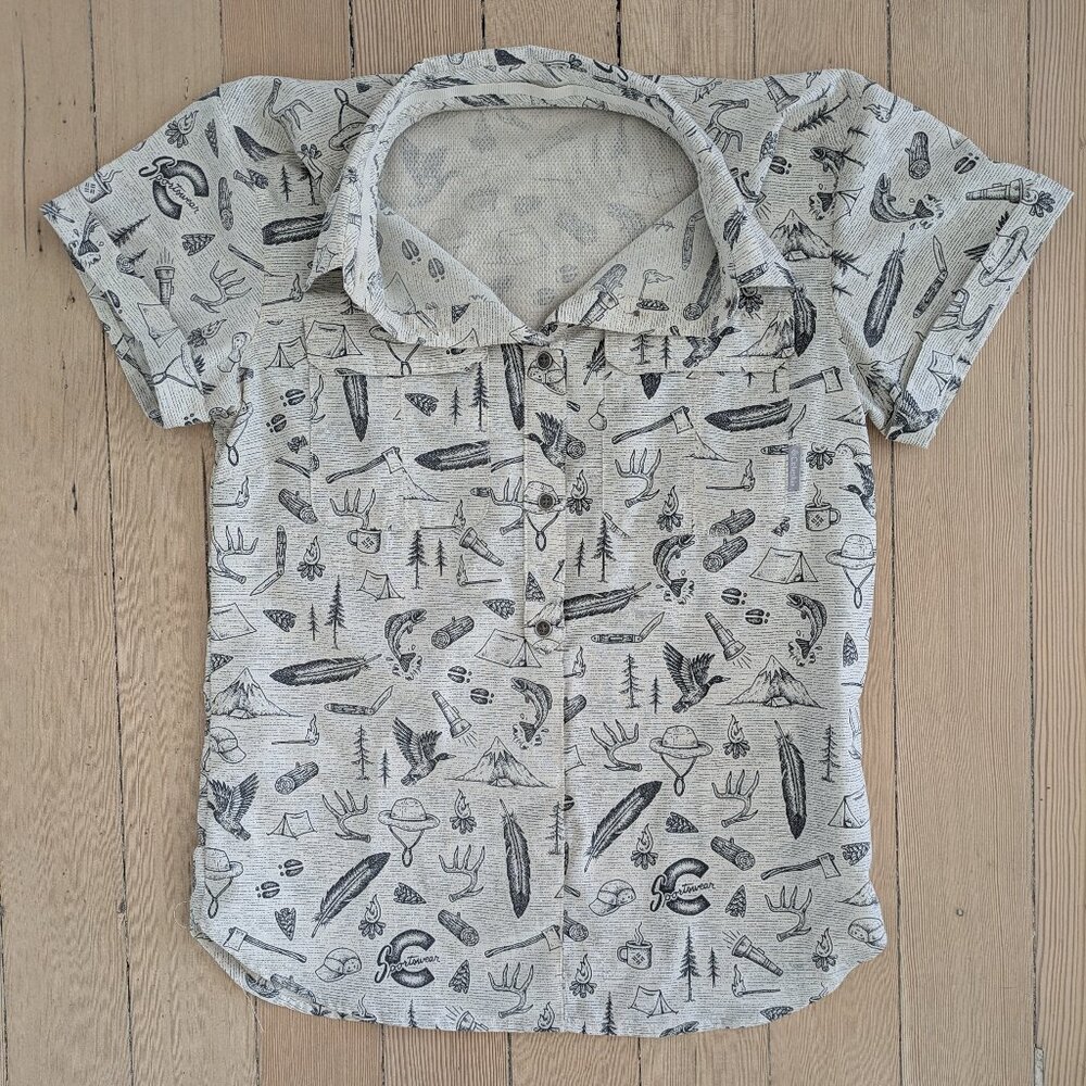 Women's Columbia short-sleeved activewear OR blouse